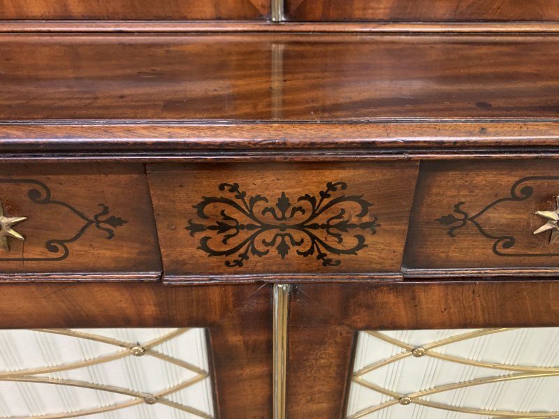 Regency Period Inlaid Mahogany Side Cabinet - Image 10