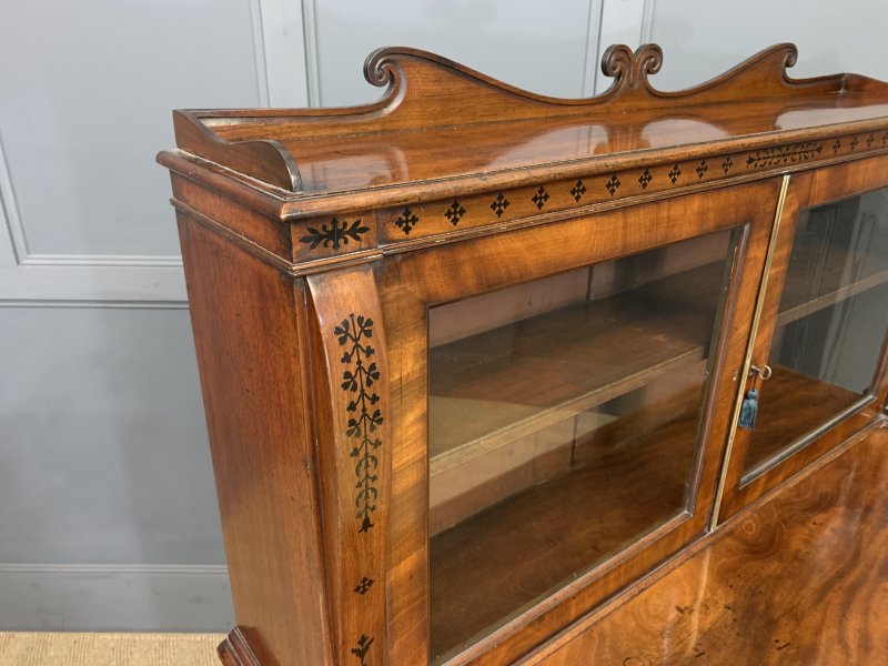 Regency Period Inlaid Mahogany Side Cabinet - Image 6