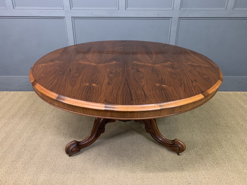 Victorian Rosewood Loo Table