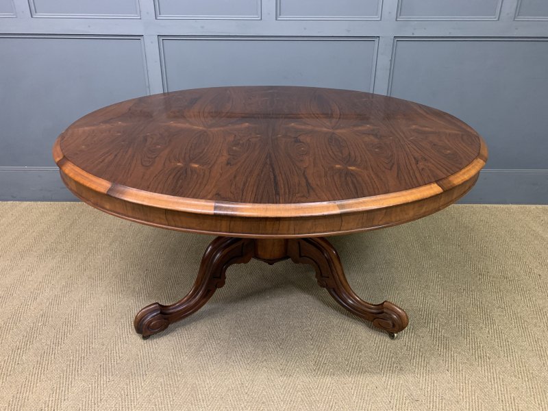 Victorian Rosewood Loo Table - Image 18