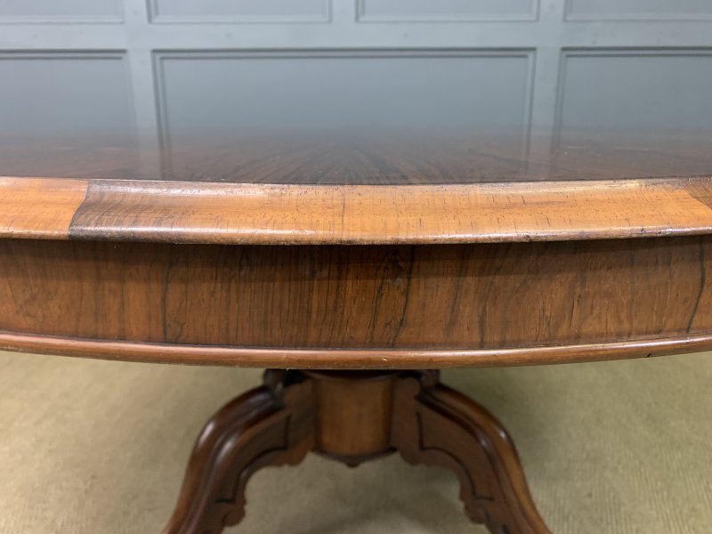 Victorian Rosewood Loo Table - Image 5