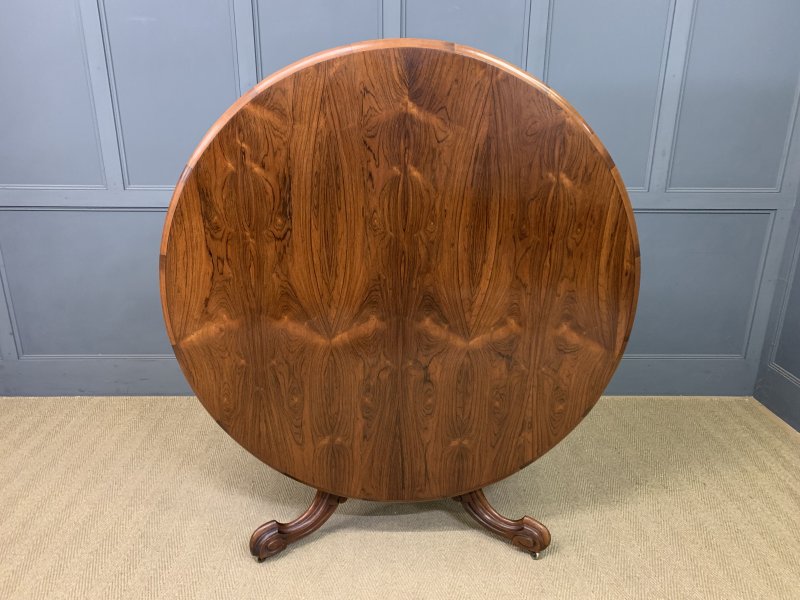 Victorian Rosewood Loo Table - Image 7