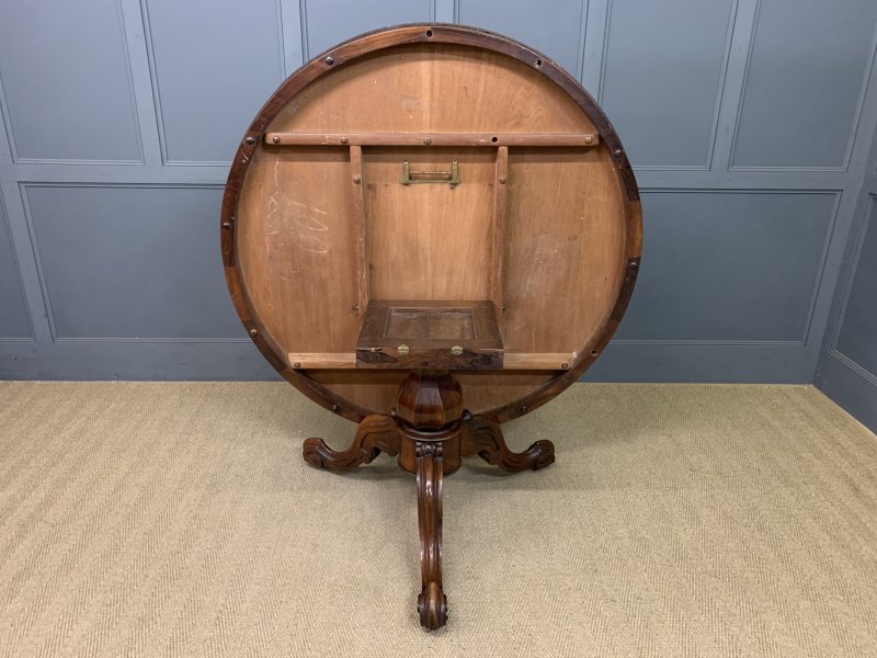 Victorian Rosewood Loo Table - Image 4