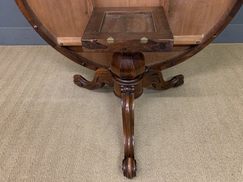Victorian Rosewood Loo Table - Image 11