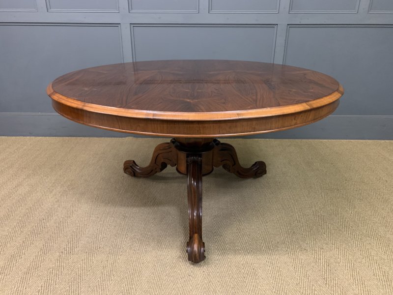 Victorian Rosewood Loo Table - Image 9