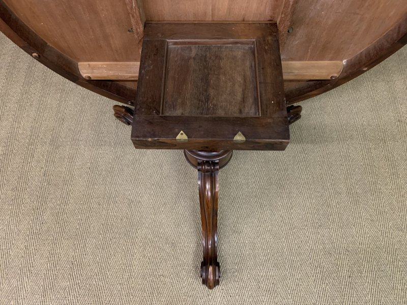 Victorian Rosewood Loo Table - Image 21