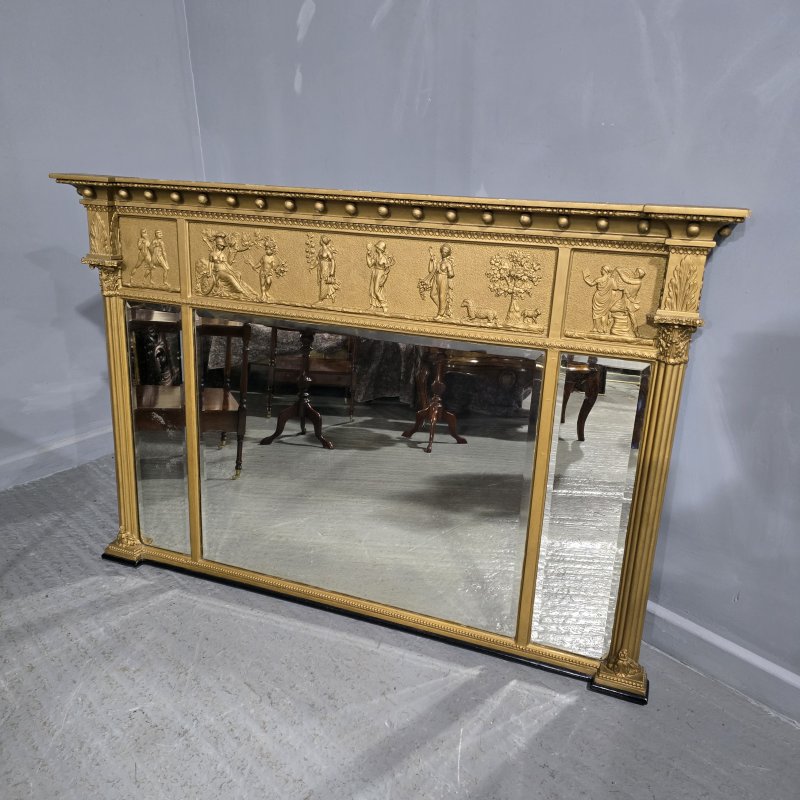 Fine Regency Gilt Overmantle Mirror - Image 8