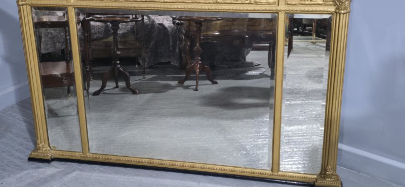 Fine Regency Gilt Overmantle Mirror - Image 4