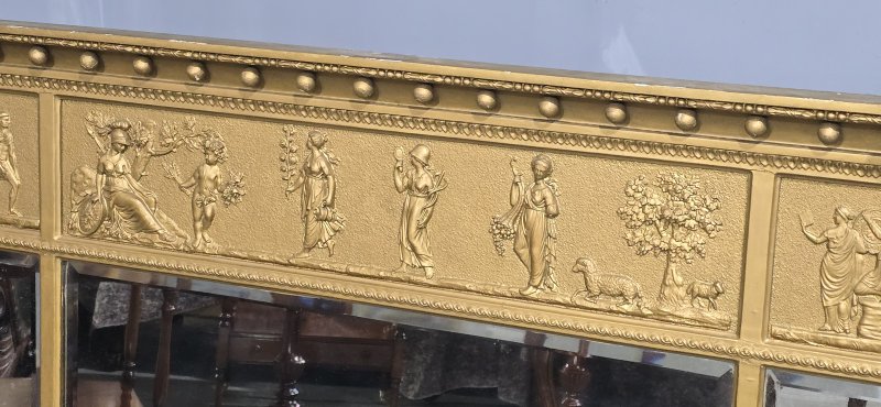 Fine Regency Gilt Overmantle Mirror - Image 5