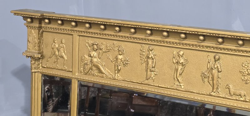 Fine Regency Gilt Overmantle Mirror - Image 7