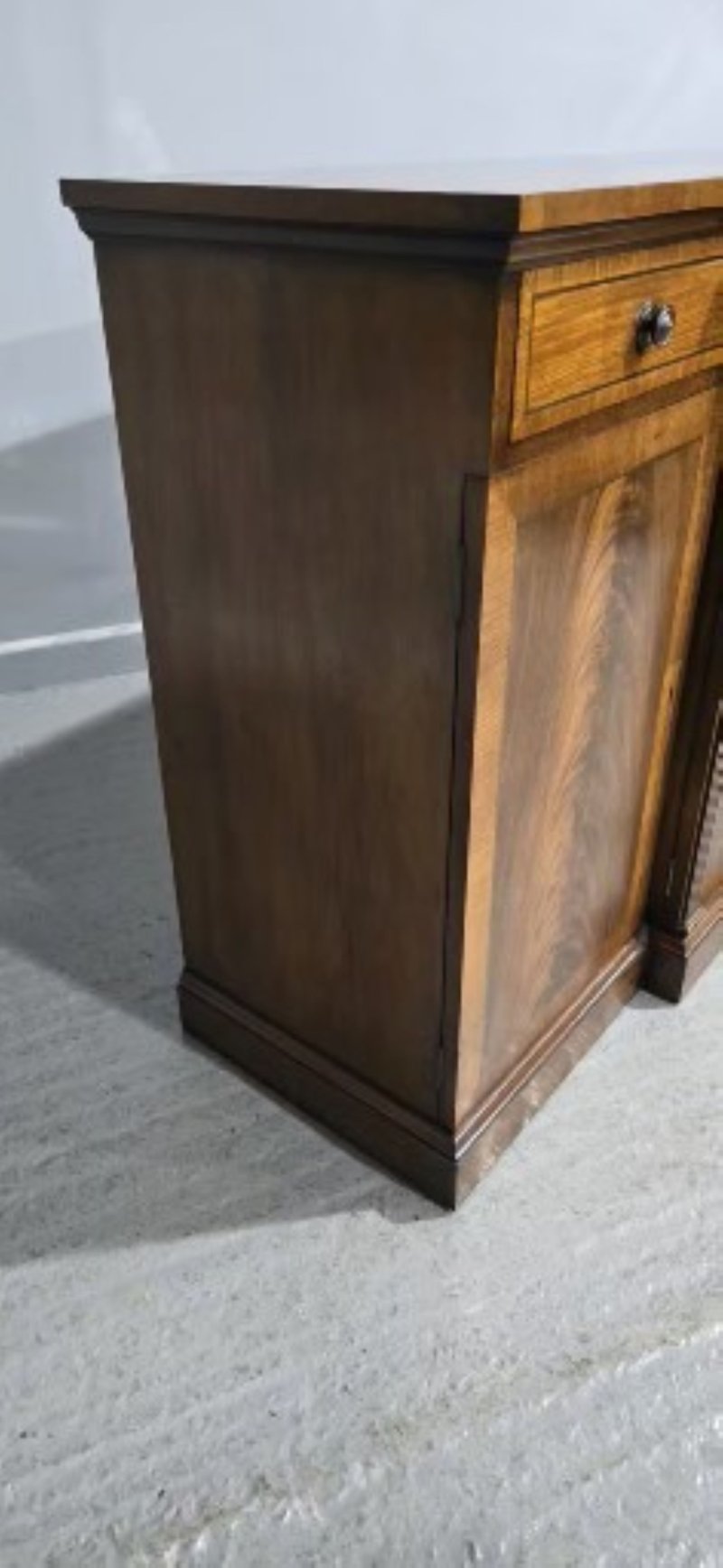 Fine Brass Inlaid Breakfront Mahogany Sideboard - Image 12