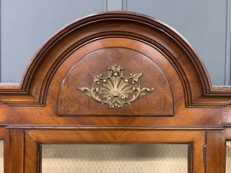 Edwardian Kingwood and Walnut Display Cabinet - Image 6