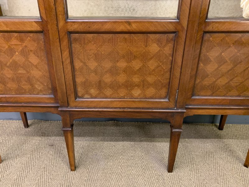 Edwardian Kingwood and Walnut Display Cabinet - Image 10