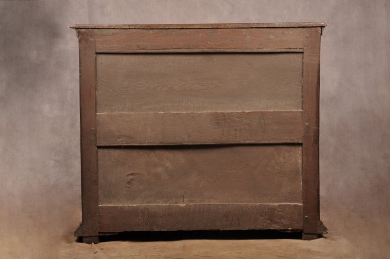 A Rare Charles II Oak Chest Of Drawers - Image 12