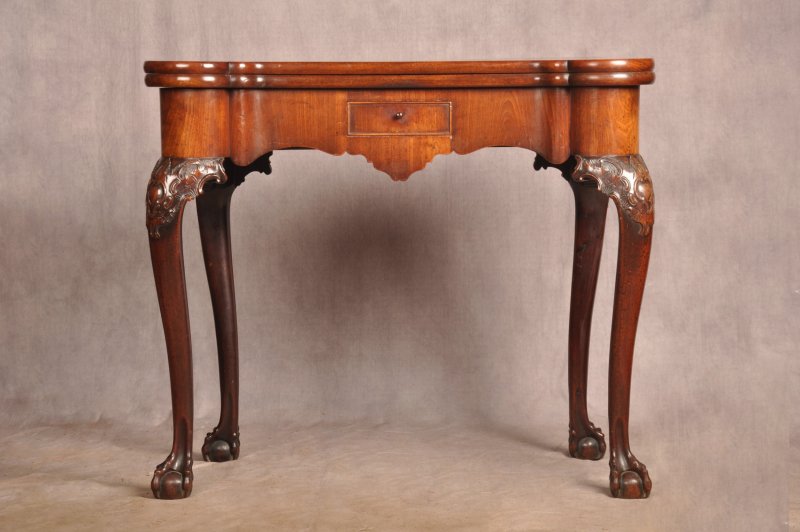 Exceptional George II Mahogany Card Table - Image 3