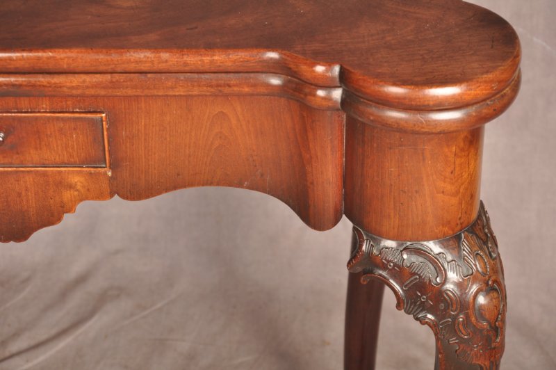 Exceptional George II Mahogany Card Table - Image 9