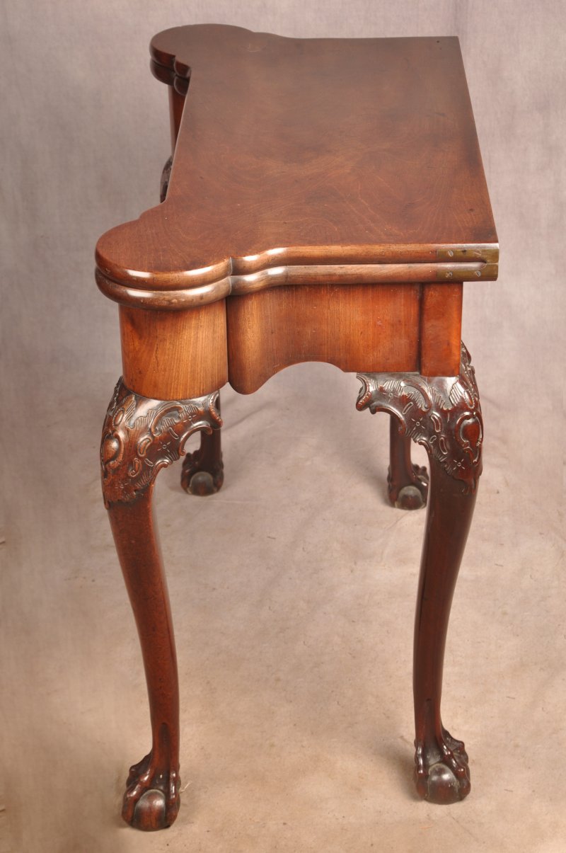 Exceptional George II Mahogany Card Table - Image 12