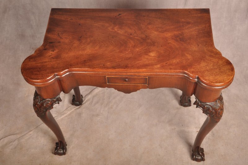 Exceptional George II Mahogany Card Table - Image 20