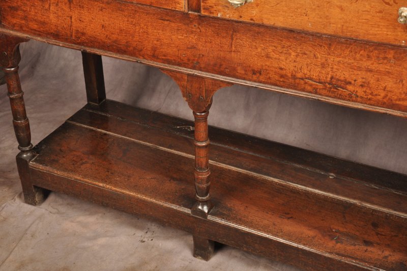18th Century Oak Pot Board Dresser - Image 4