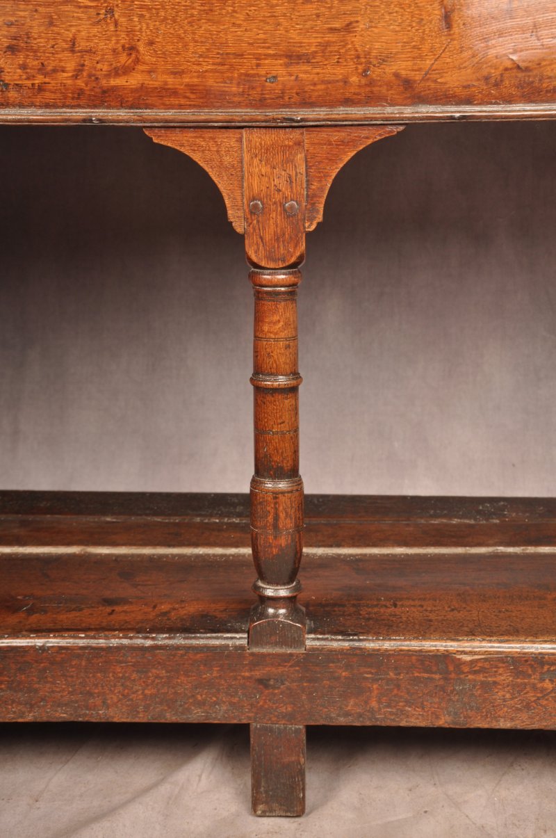 18th Century Oak Pot Board Dresser - Image 9