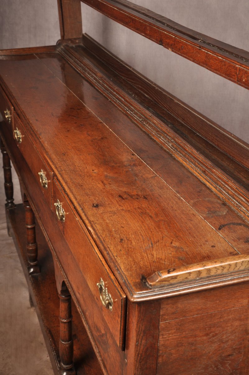 18th Century Oak Pot Board Dresser - Image 16