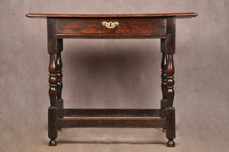 A 17th Century Oak Side Table - Image 9