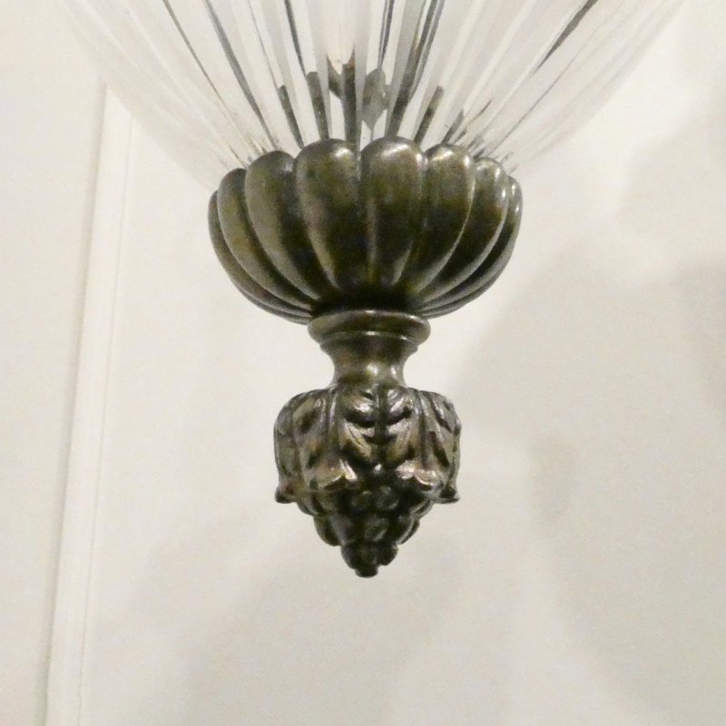 Pair of Art Nouveau Bronze Pendant Lanterns Attributed to F&C Osler - Image 10