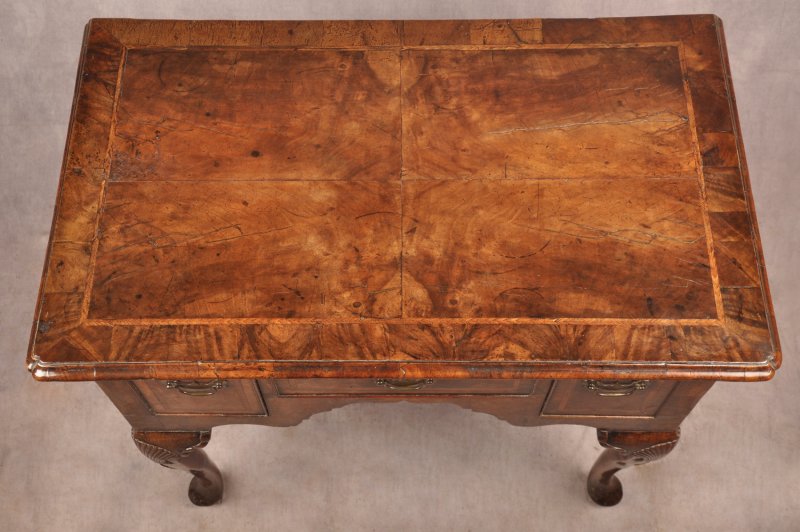Rare Early 18th Century Walnut Lowboy - Image 7
