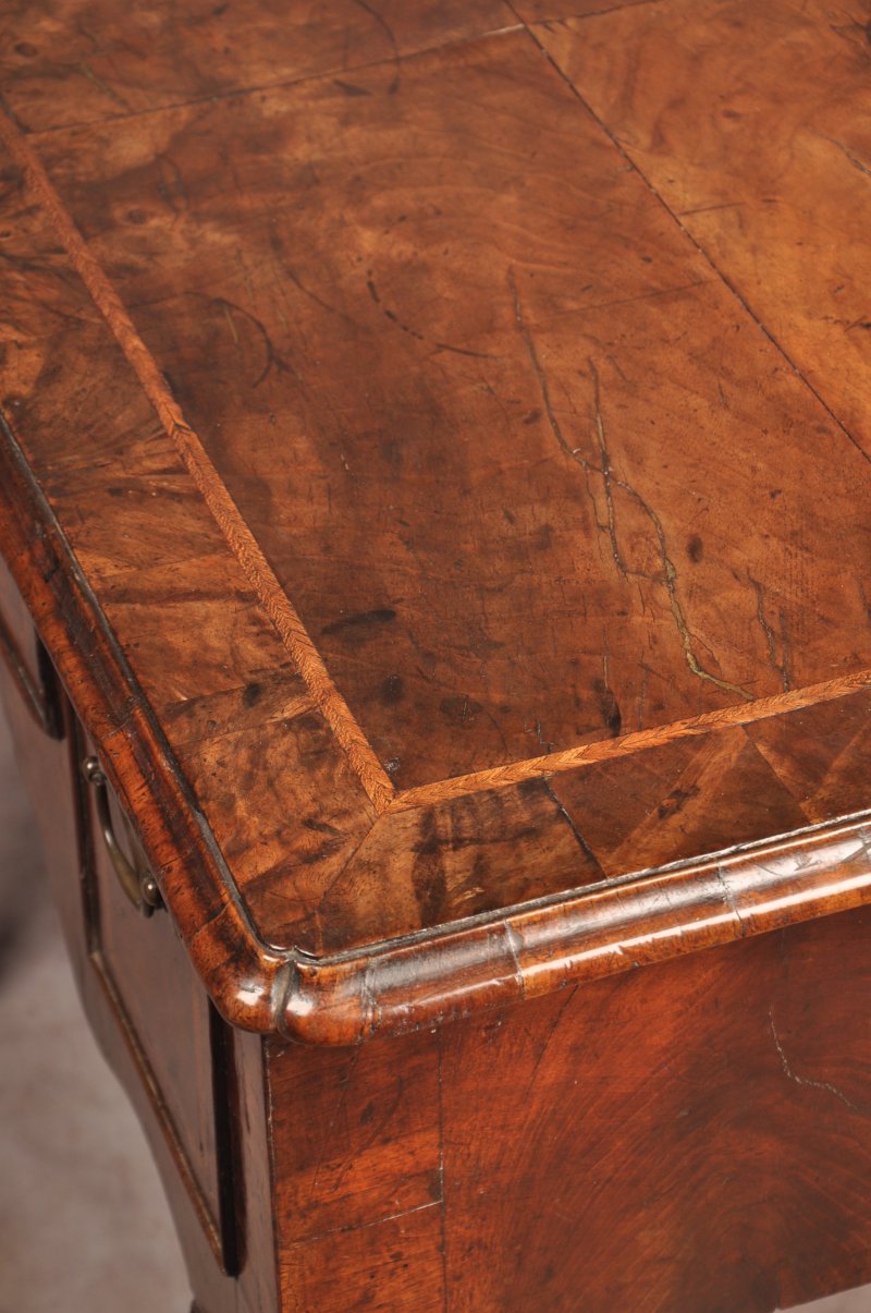 Rare Early 18th Century Walnut Lowboy - Image 12