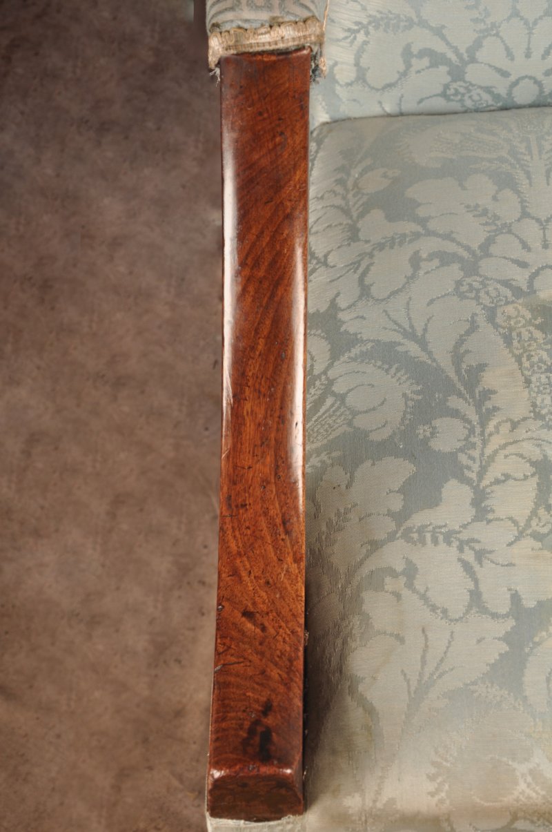 18th Century Gainsborough Mahogany Library Chair - Image 5