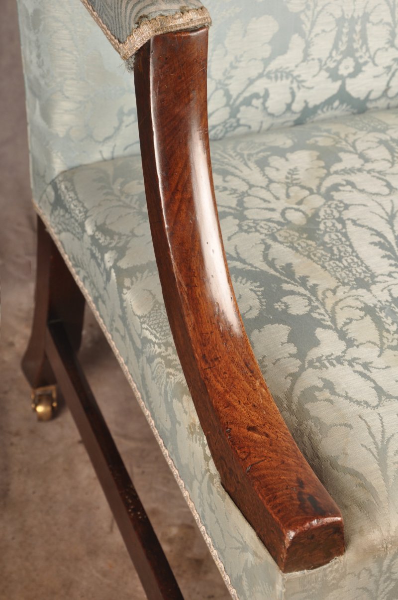 18th Century Gainsborough Mahogany Library Chair - Image 6