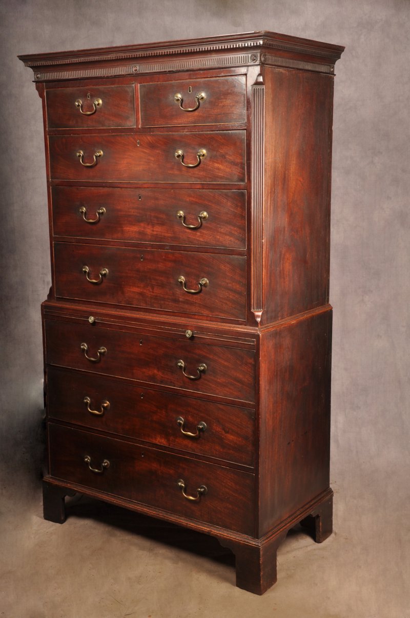 Fine 18th Century Mahogany Tallboy - Image 10