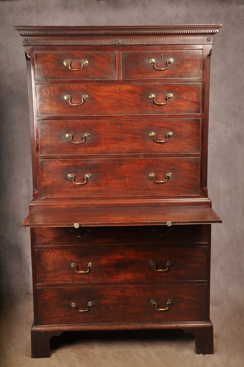 Fine 18th Century Mahogany Tallboy - Image 11