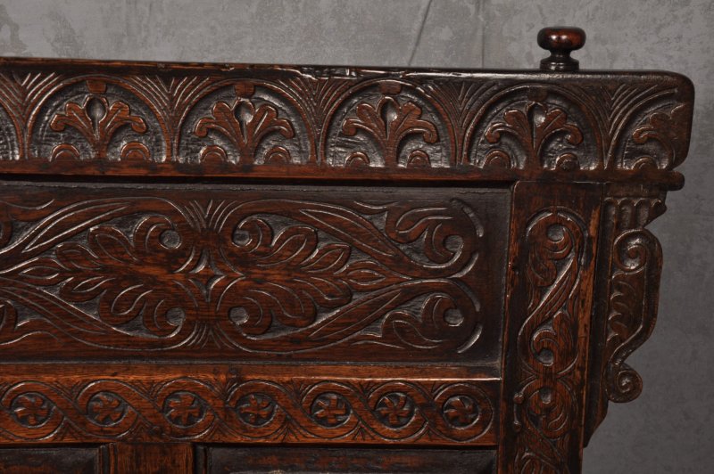 Rare 17th Century Oak Settle - Image 6