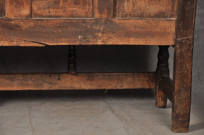 Rare 17th Century Oak Settle - Image 12