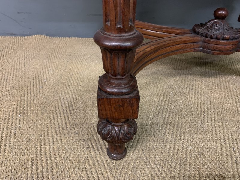 Anglo-Indian Rosewood Chess Top Table - Image 9