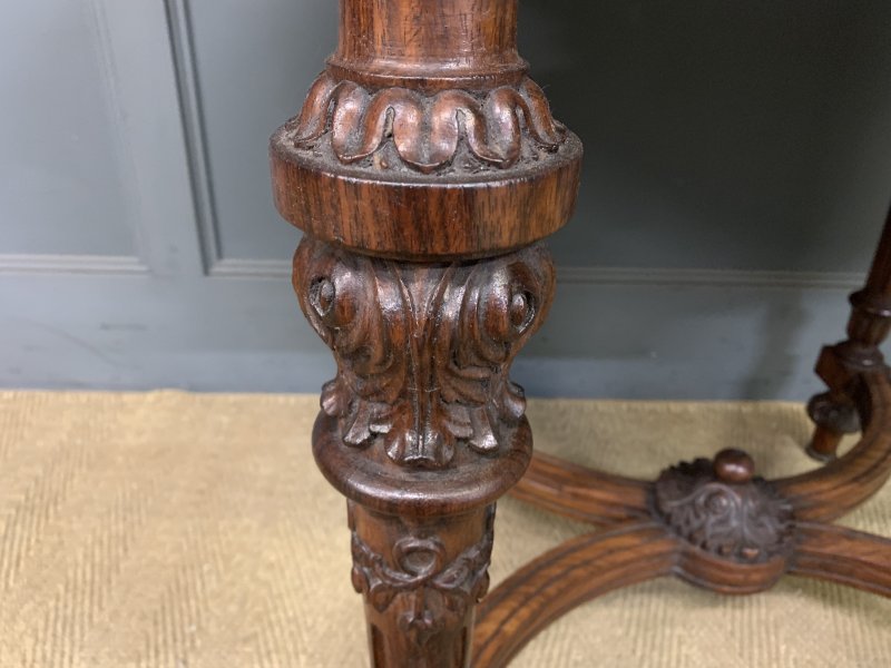 Anglo-Indian Rosewood Chess Top Table - Image 18
