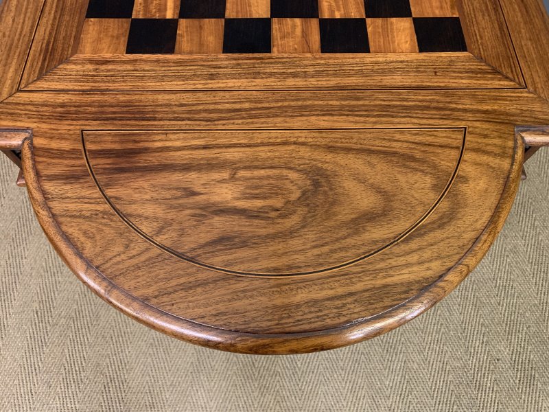 Anglo-Indian Rosewood Chess Top Table - Image 13