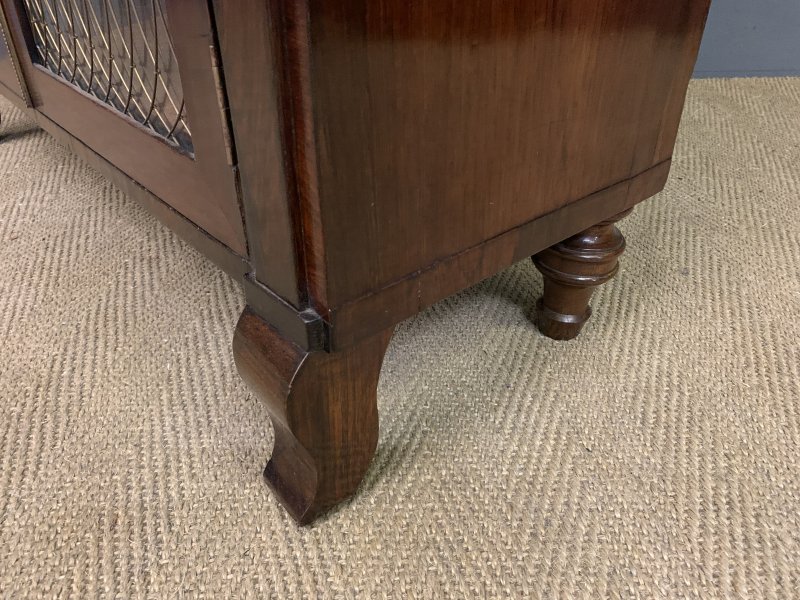 Brass Inlaid Regency Rosewood Chiffonier - Image 20