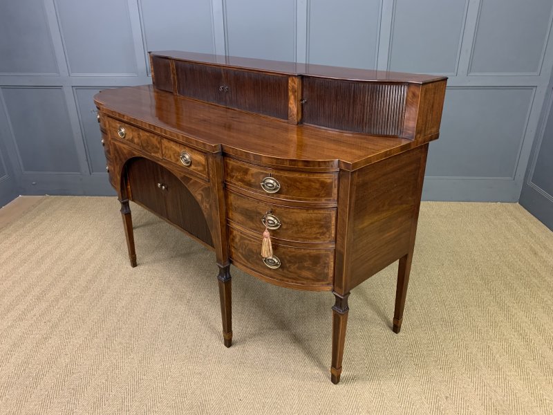 Large George III Inlaid Mahogany Sideboard - Image 11