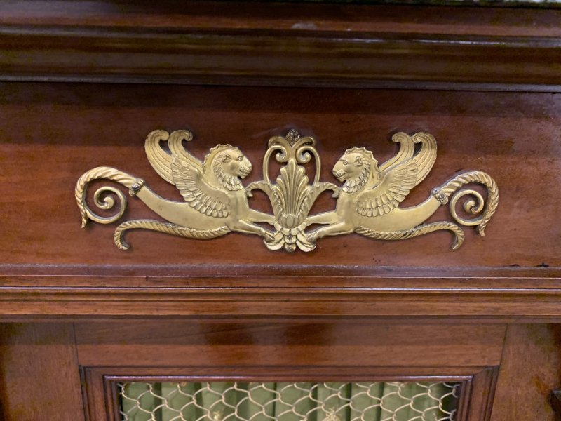 French Empire Mahogany Chiffonier - Image 4