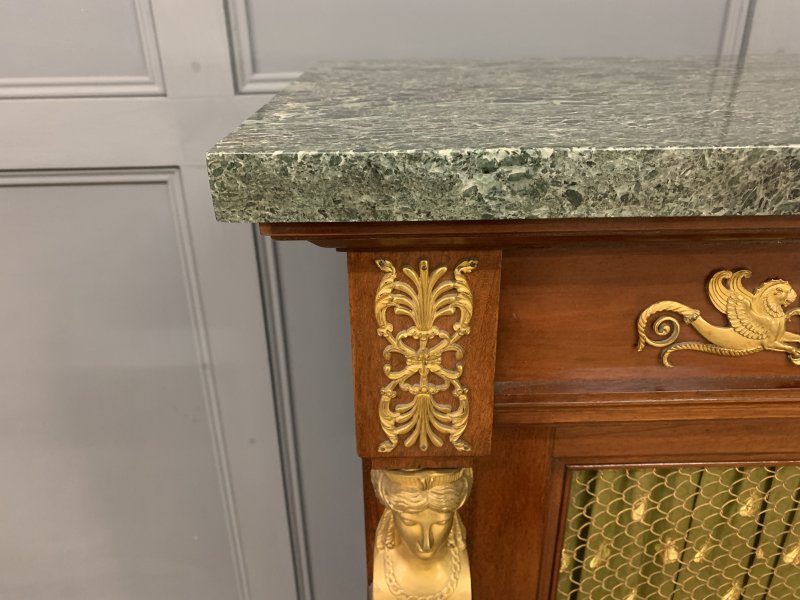 French Empire Mahogany Chiffonier - Image 8