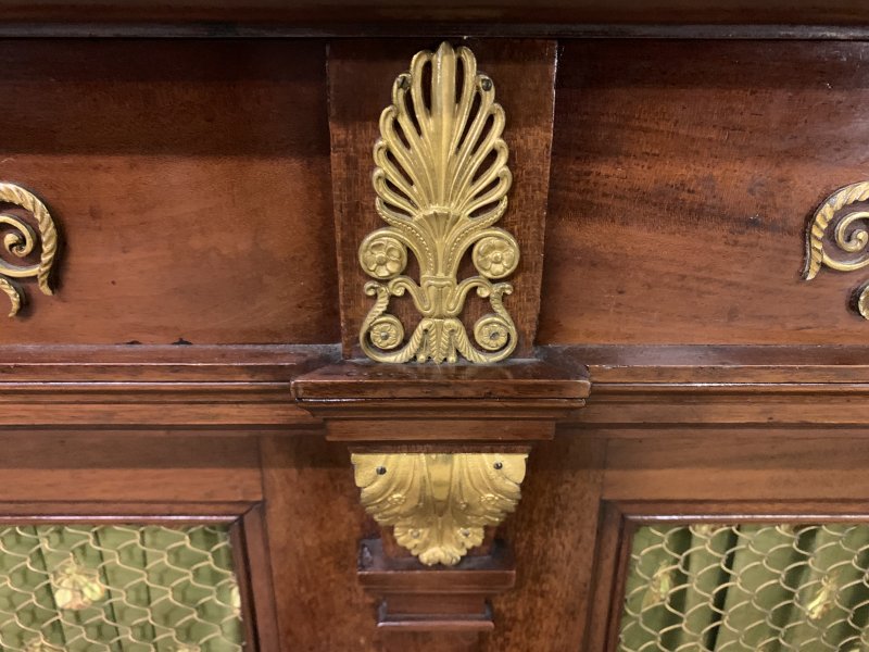 French Empire Mahogany Chiffonier - Image 9