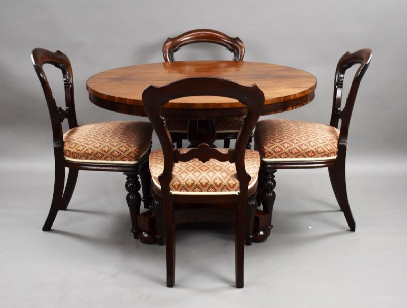 Victorian Mahogany Breakfast/tilt Top Table - Image 3