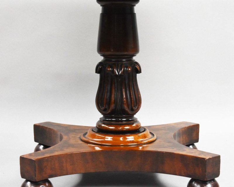 Victorian Mahogany Breakfast/tilt Top Table - Image 5