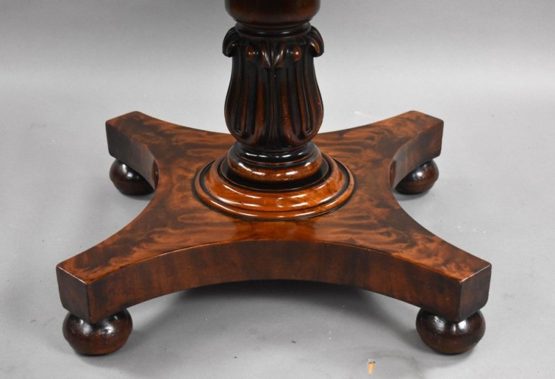 Victorian Mahogany Breakfast/tilt Top Table - Image 6