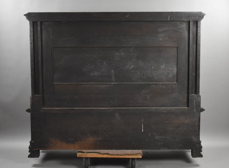 19th Century Carved Oak Hall Bench - Image 4