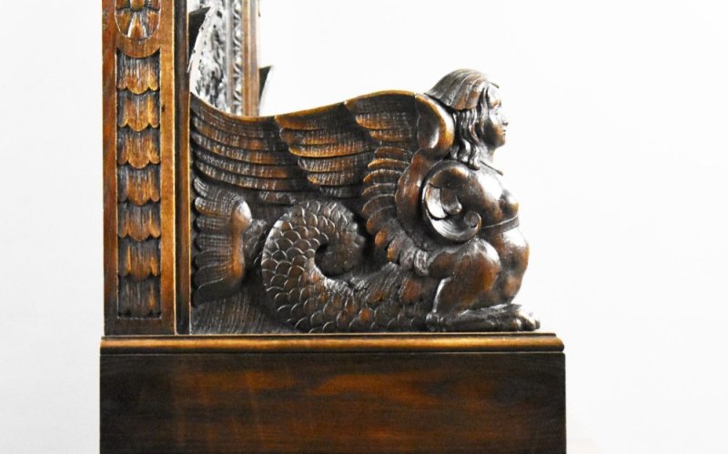 19th Century Carved Oak Hall Bench - Image 14