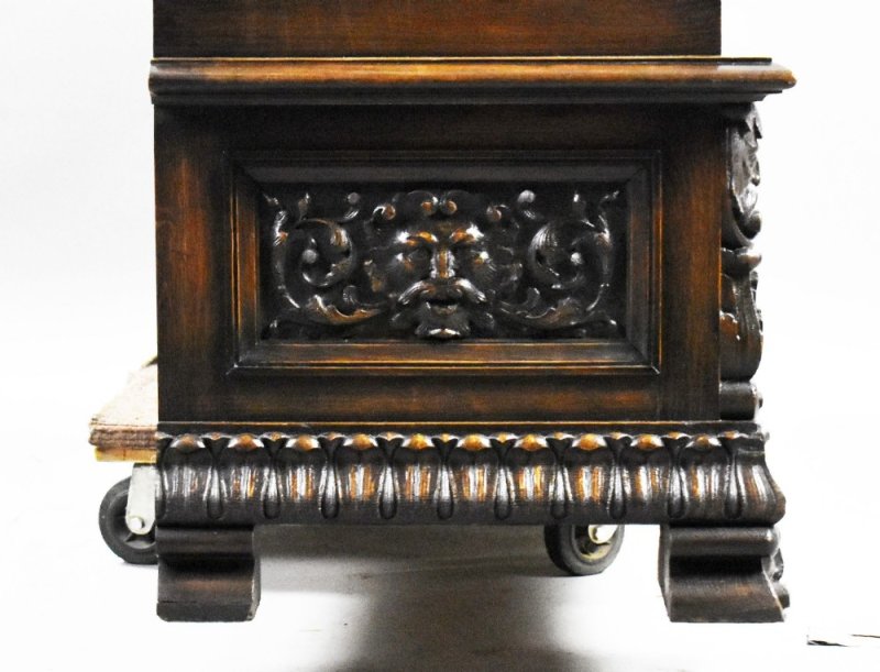 19th Century Carved Oak Hall Bench - Image 15