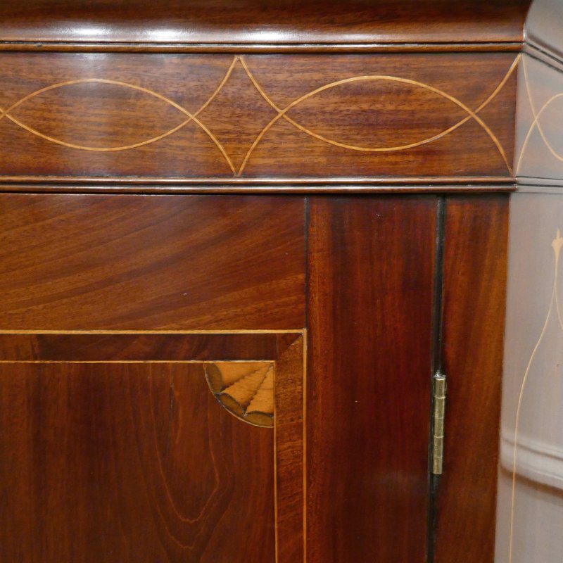 Georgian Mahogany Corner Cupboard - Image 2